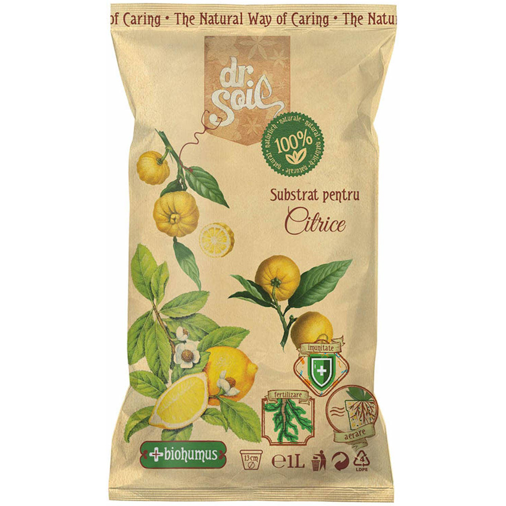 Substrat pentru citrice Dr. Soil, 1 l