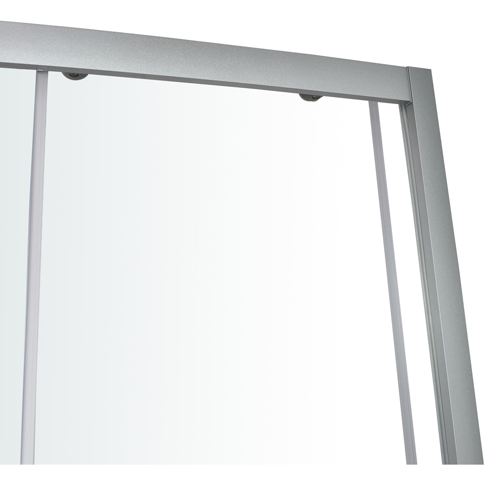 Cabina dus standard GOODHOME Arkell, semirotunda, cadita inalta, 90 x 90 x 197 cm, sticla securizata 4mm, profil crom