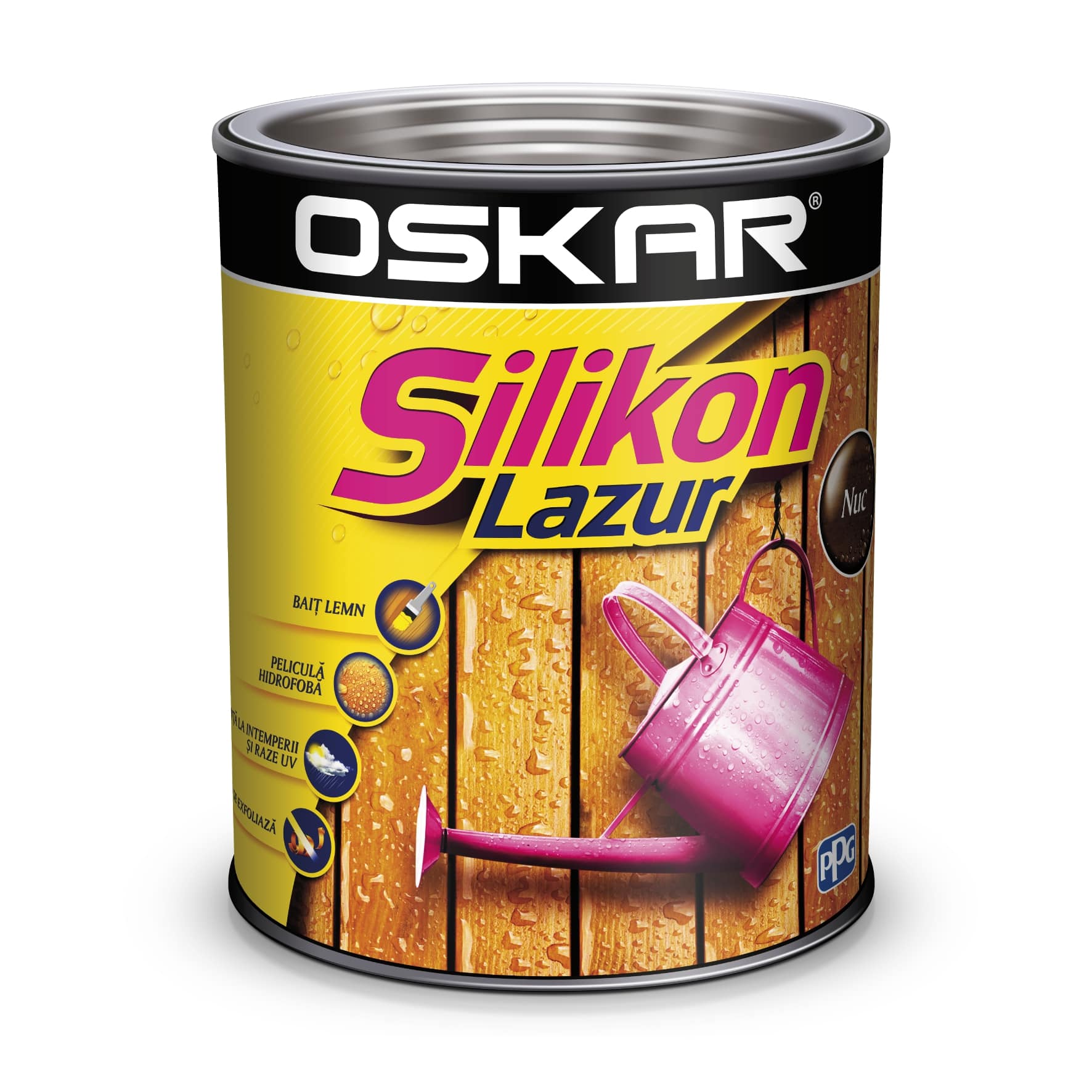 Bait pentru lemn, nuc, 0.75 l  Oskar