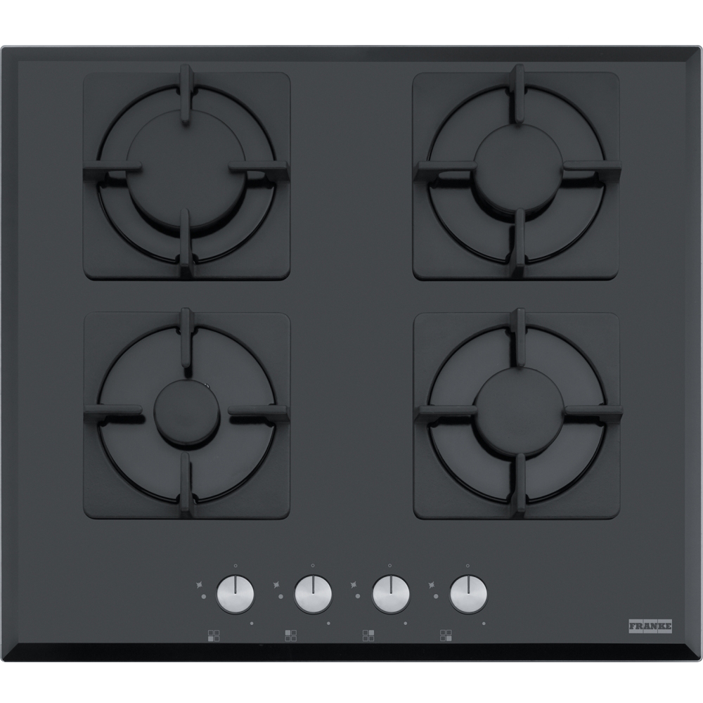 Plita incorporabila FRANKE FHNS 604 4G BK C, Gaz, 4 arzatoare, negru