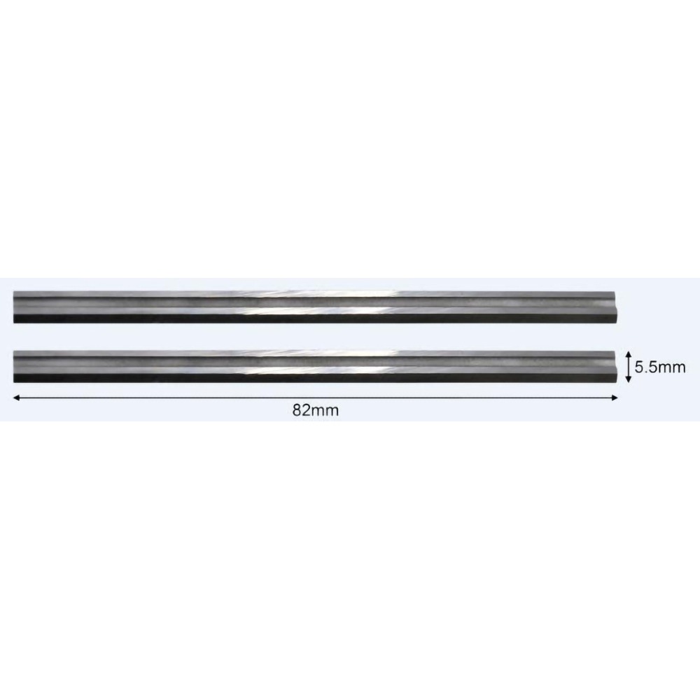 Set cutite masina de rindeluit MAC ALLISTER, 2 bucati, 82 x 5.5 mm