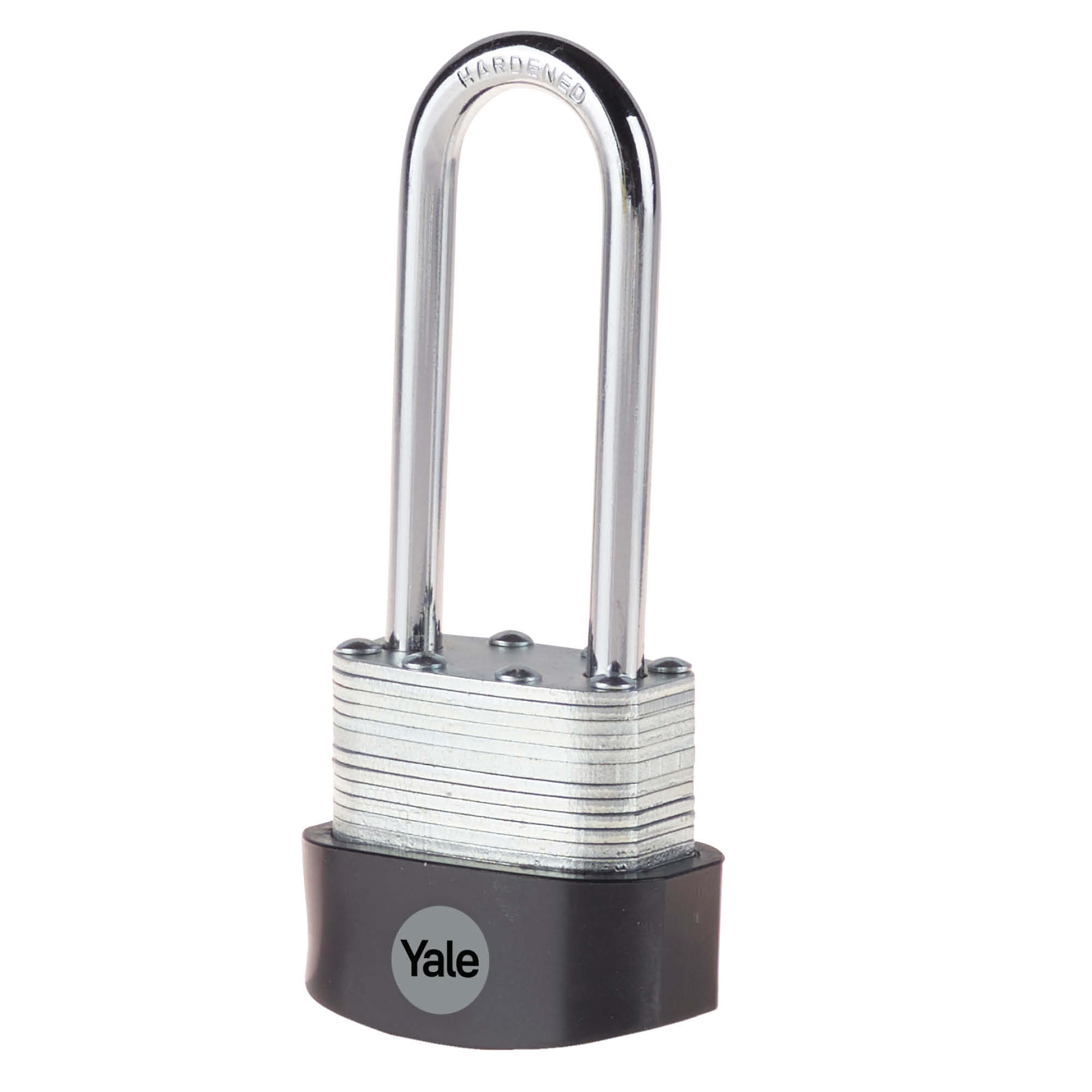 Lacat veriga lunga YALE, 63 mm, otel, argintiu