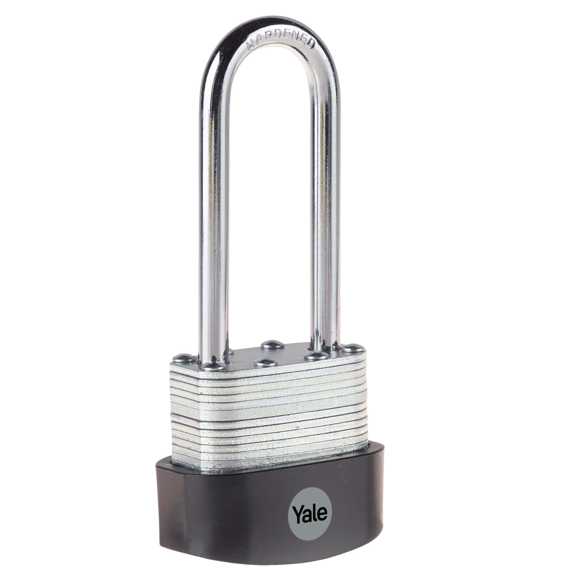 Lacat veriga lunga YALE, 63 mm, otel, argintiu