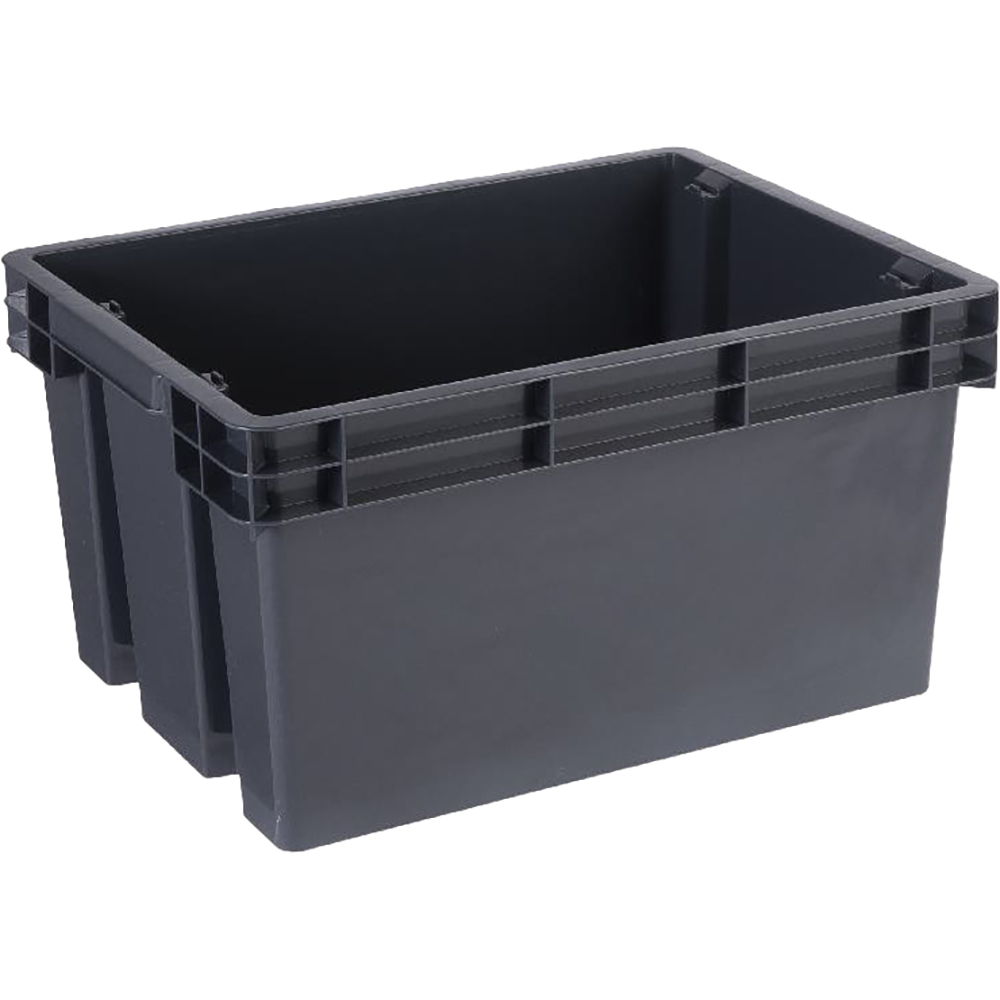 Cutie depozitare GOODHOME, 38.9 x 28.8 x 30 cm, 1 compartiment, negru