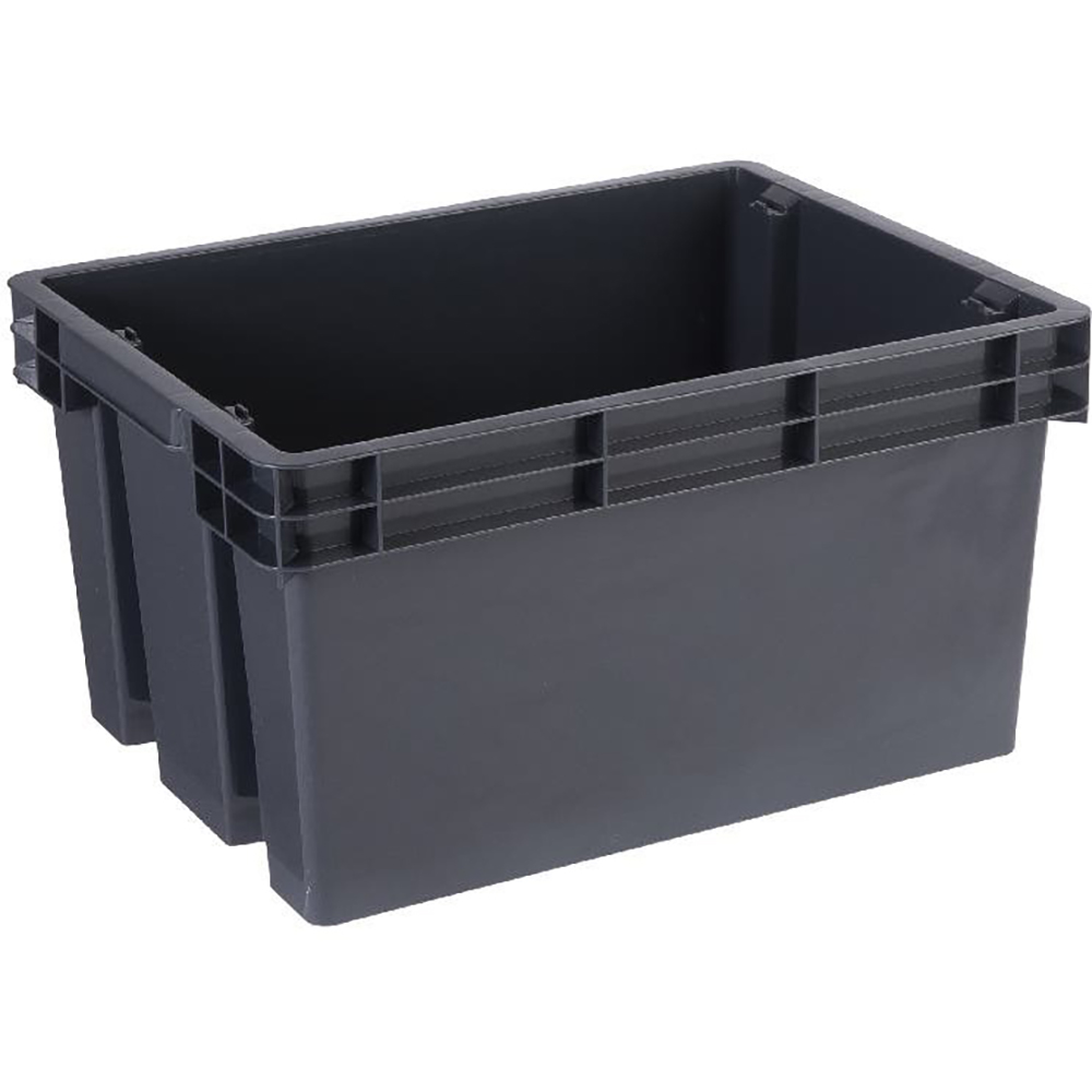 Cutie depozitare GOODHOME, 58.5 x 38.3 x 40 cm, 1 compartiment, negru