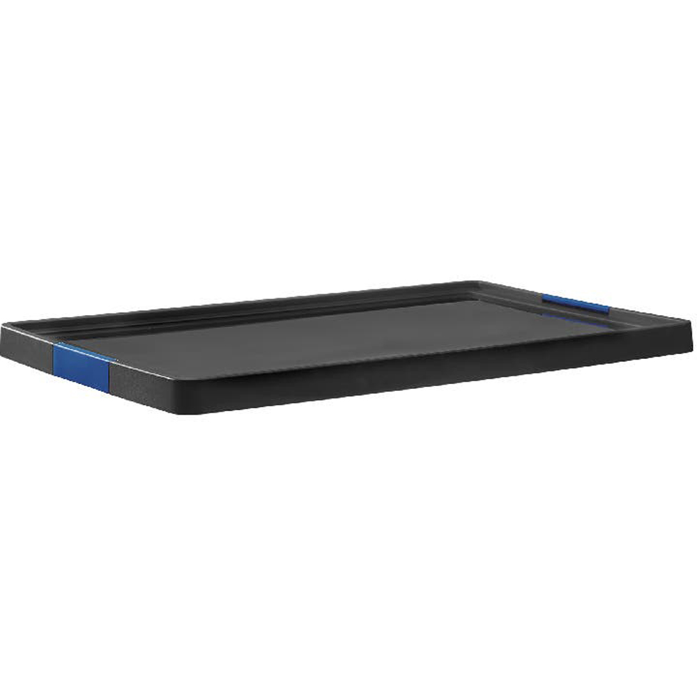 Capac cutie scule GOODHOME Xago, 39.4 x 29.5 cm x 3.6 cm, plastic, negru