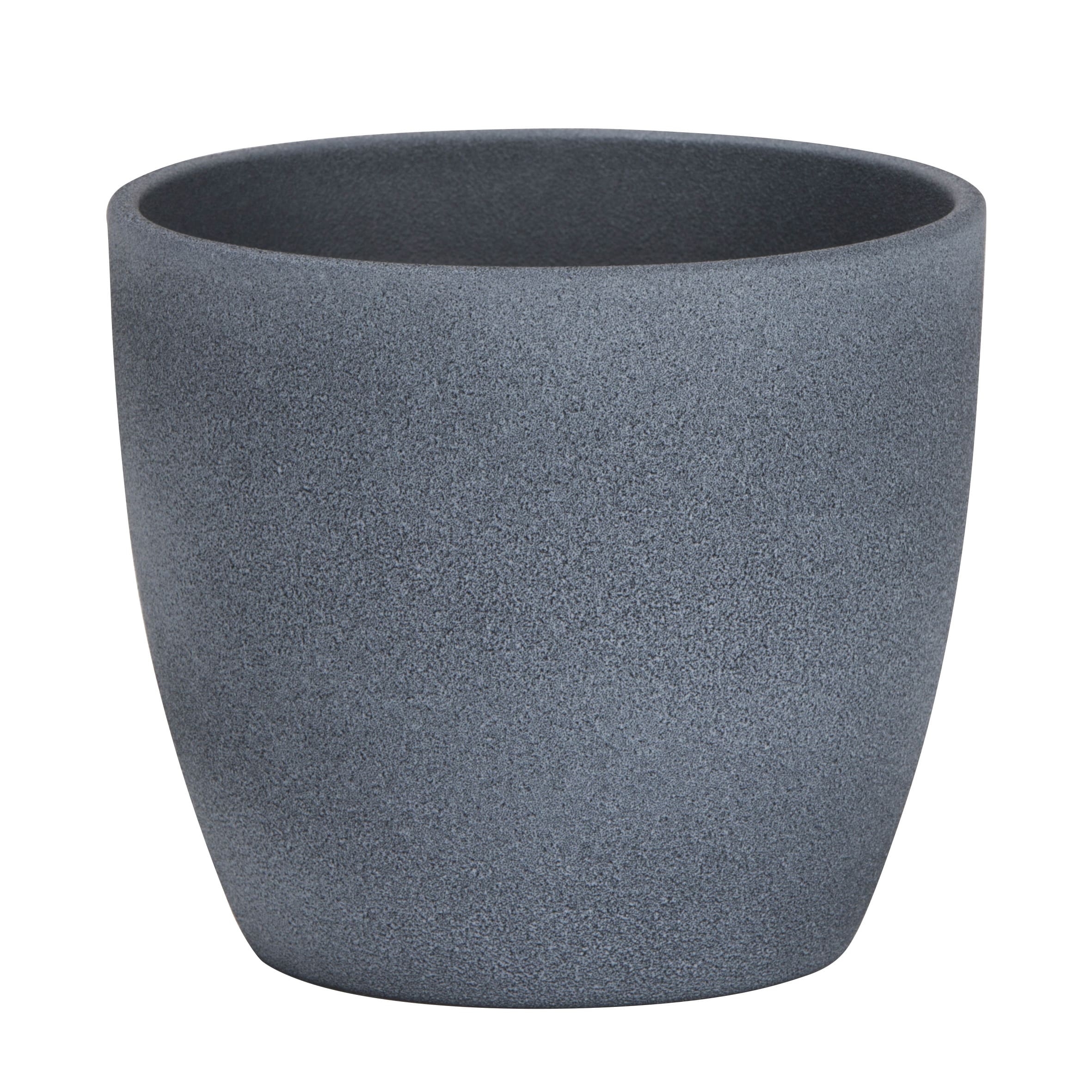 Ghiveci flori SCHEURICH, ceramica, D 25 cm, negru