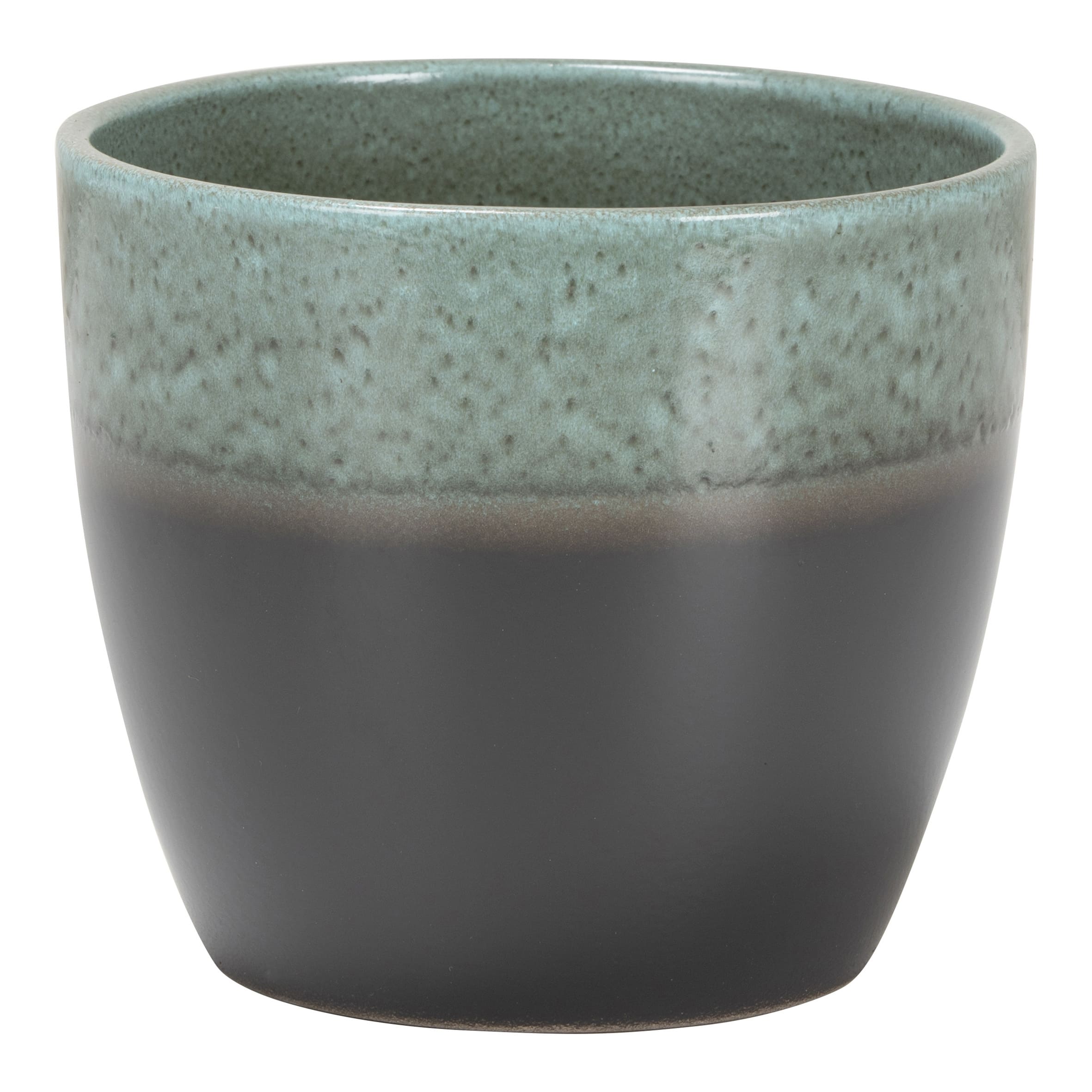 Ghiveci flori SCHEURICH, ceramica, D 13 cm, verde