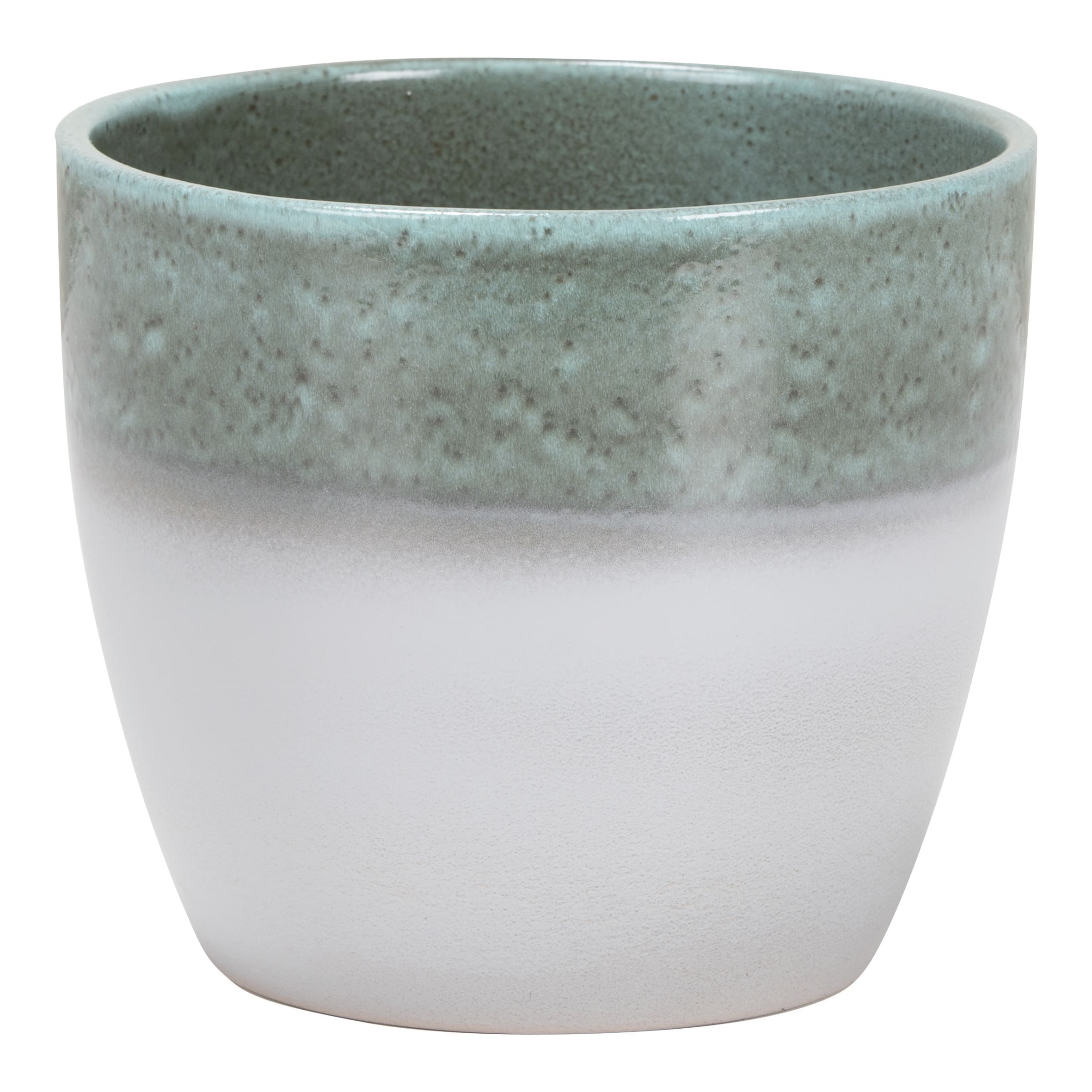 Ghiveci flori SCHEURICH, ceramica, D 13 cm, verde
