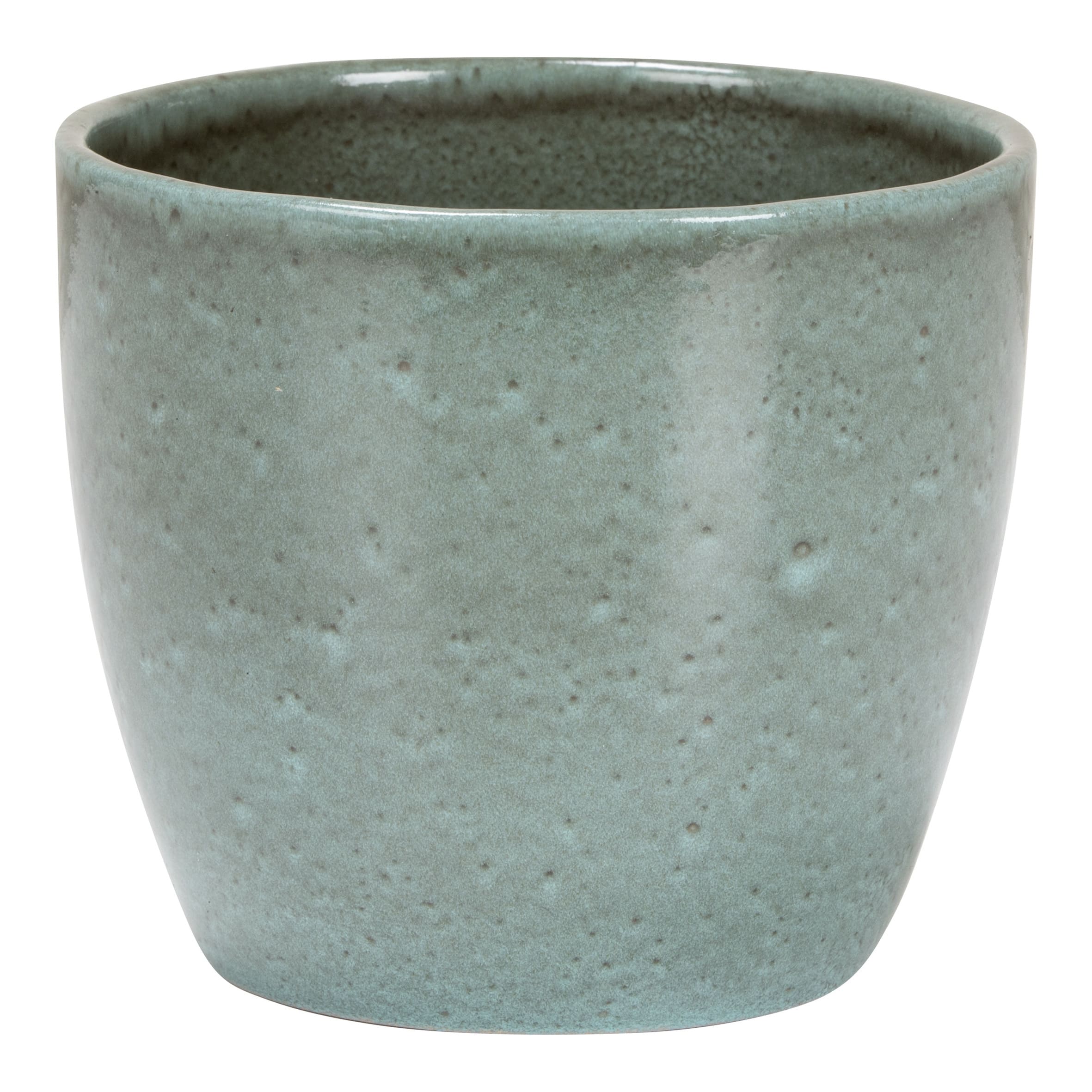 Ghiveci flori SCHEURICH, ceramica, D 13 cm, verde