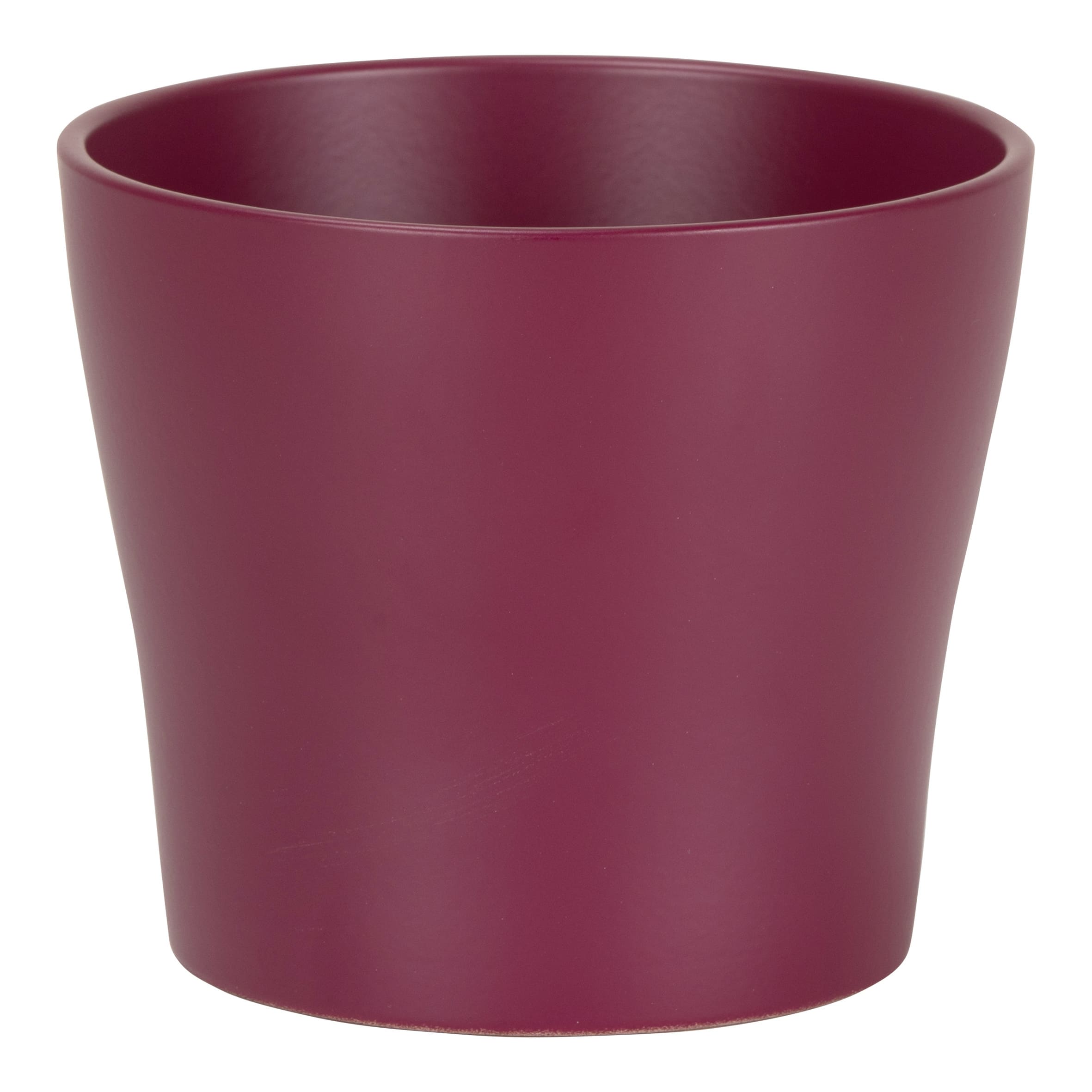 Ghiveci flori SCHEURICH, ceramica, D 19 cm, visiniu