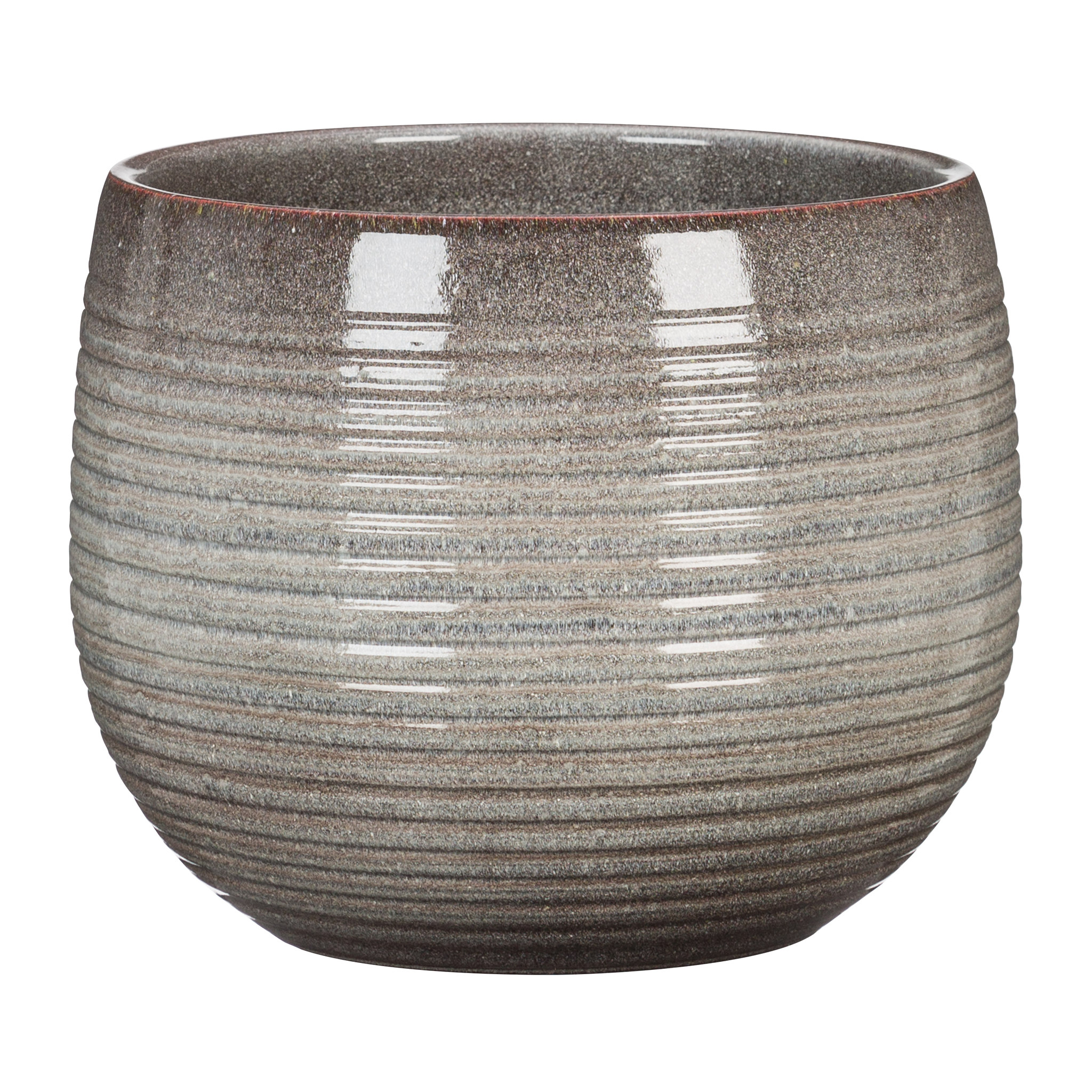 Ghiveci flori SCHEURICH, ceramica, D 16 cm, gri