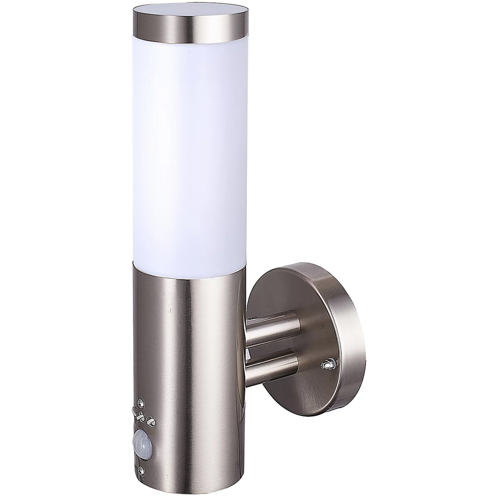 Aplica exterior HOLLIS, 15W, IP44, argintiu