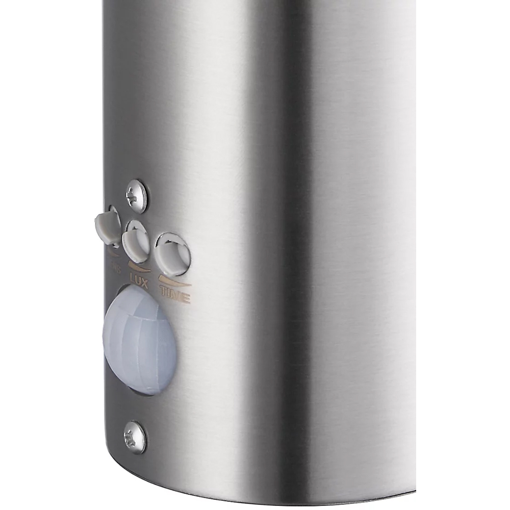 Aplica exterior HOLLIS, 15W, IP44, argintiu