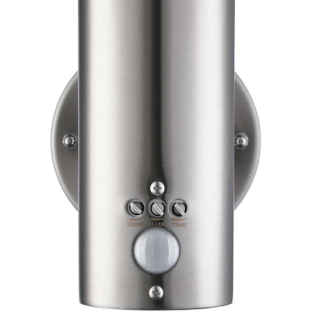 Aplica exterior HOLLIS, 15W, IP44, argintiu