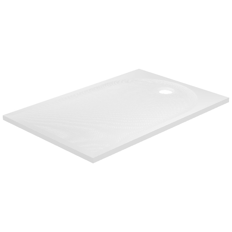 Cadita dus GOODHOME Cavally, 80 x 140 cm, alb