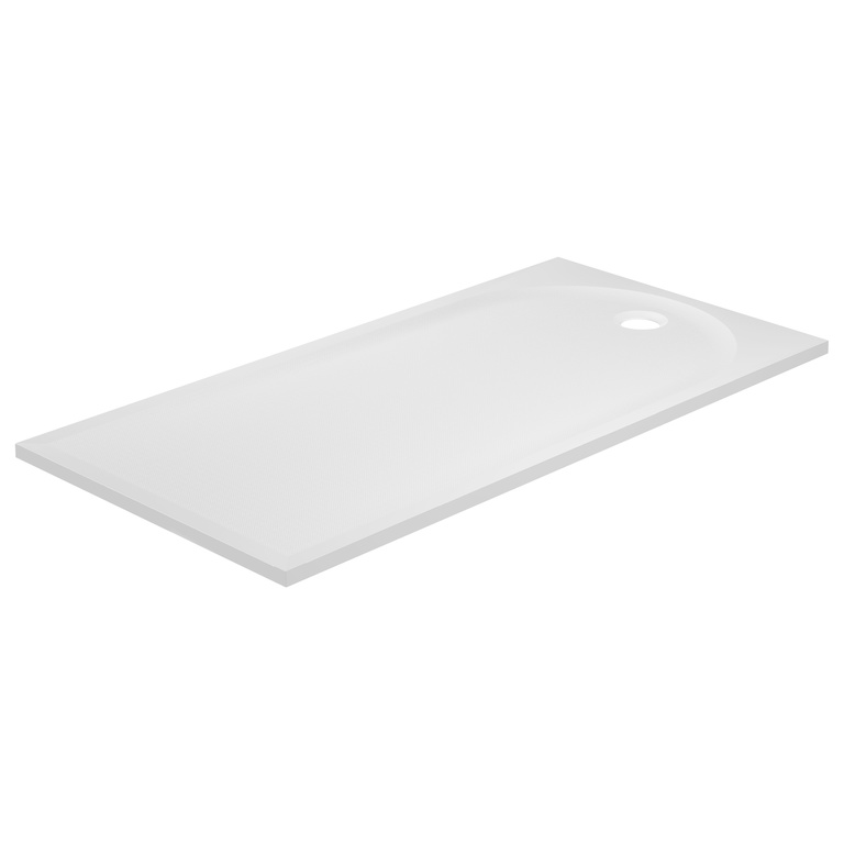 Cadita dus GOODHOME Cavally, rasina, 80 x 160 cm, alb