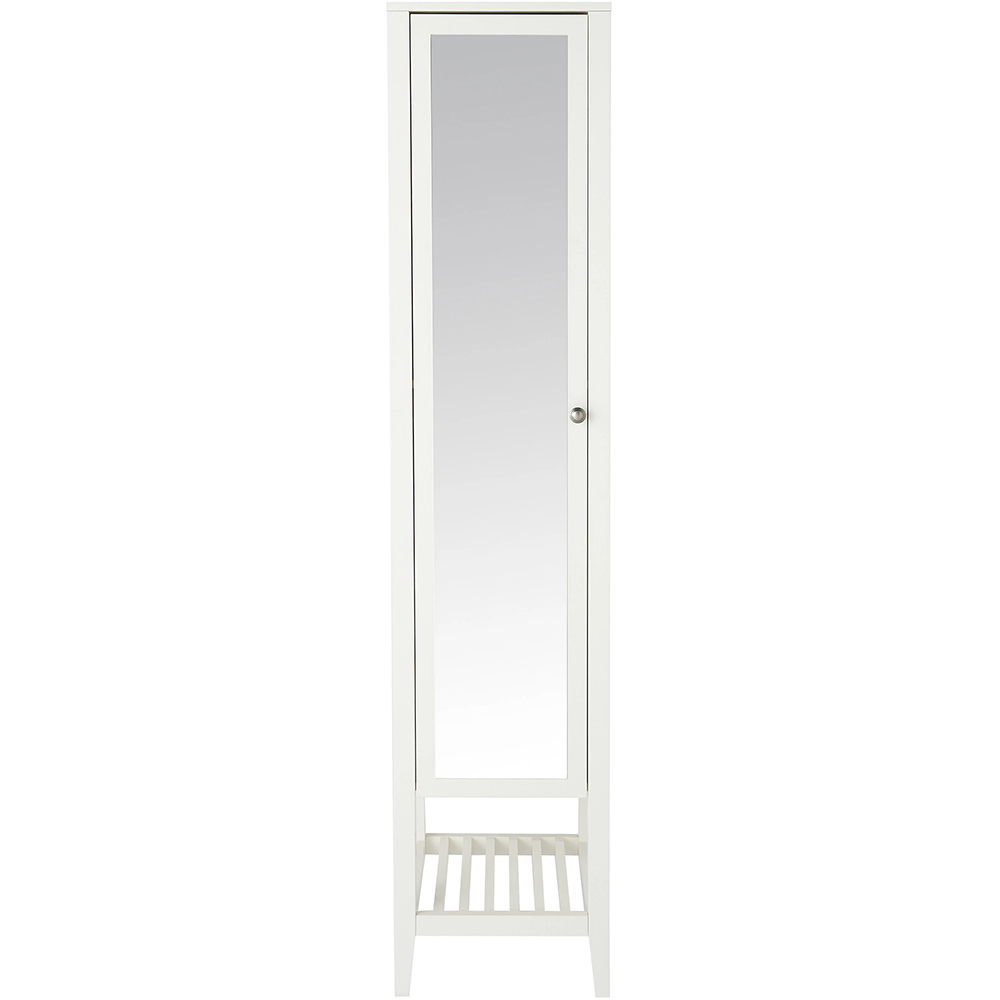Coloana baie cu oglinda GOODHOME Perma, 40 x 36 x 185 cm, alb