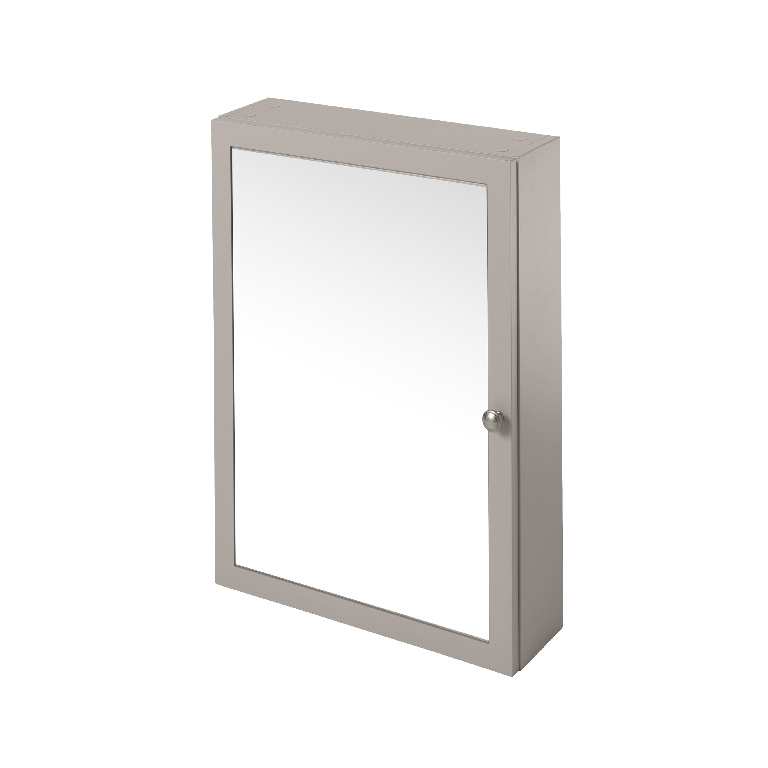Dulap baie cu oglinda GoodHome Perma, 50 x 15 x 70 cm, gri