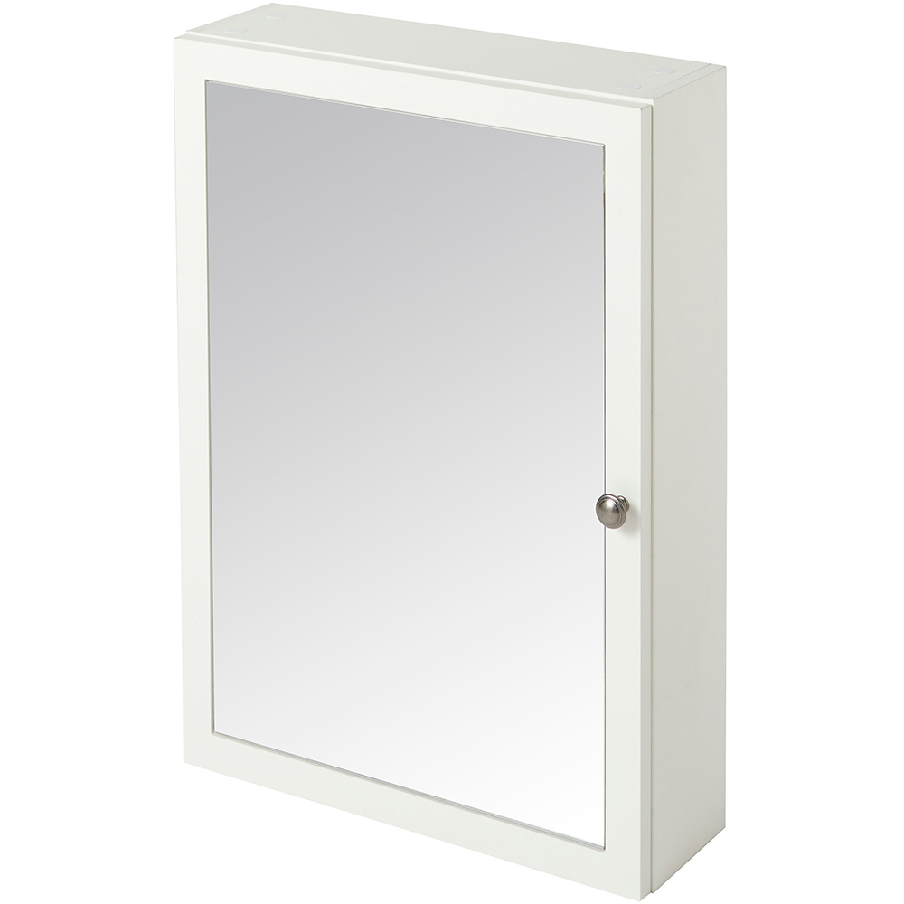 Dulap baie cu oglinda GOODHOME Perma, 50 x 15 x 70 cm, alb