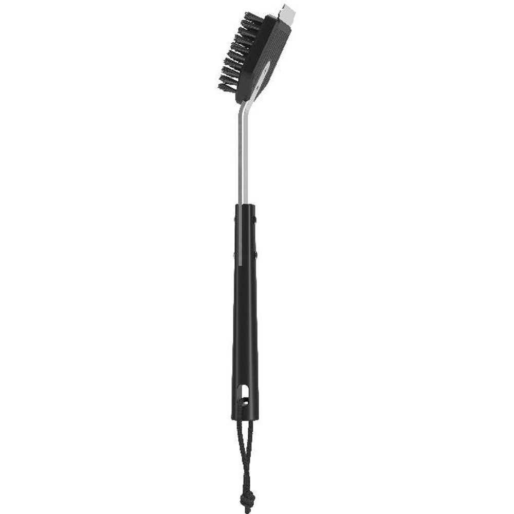 Perie pentru gratar GOODHOME, otel, 35 cm, negru