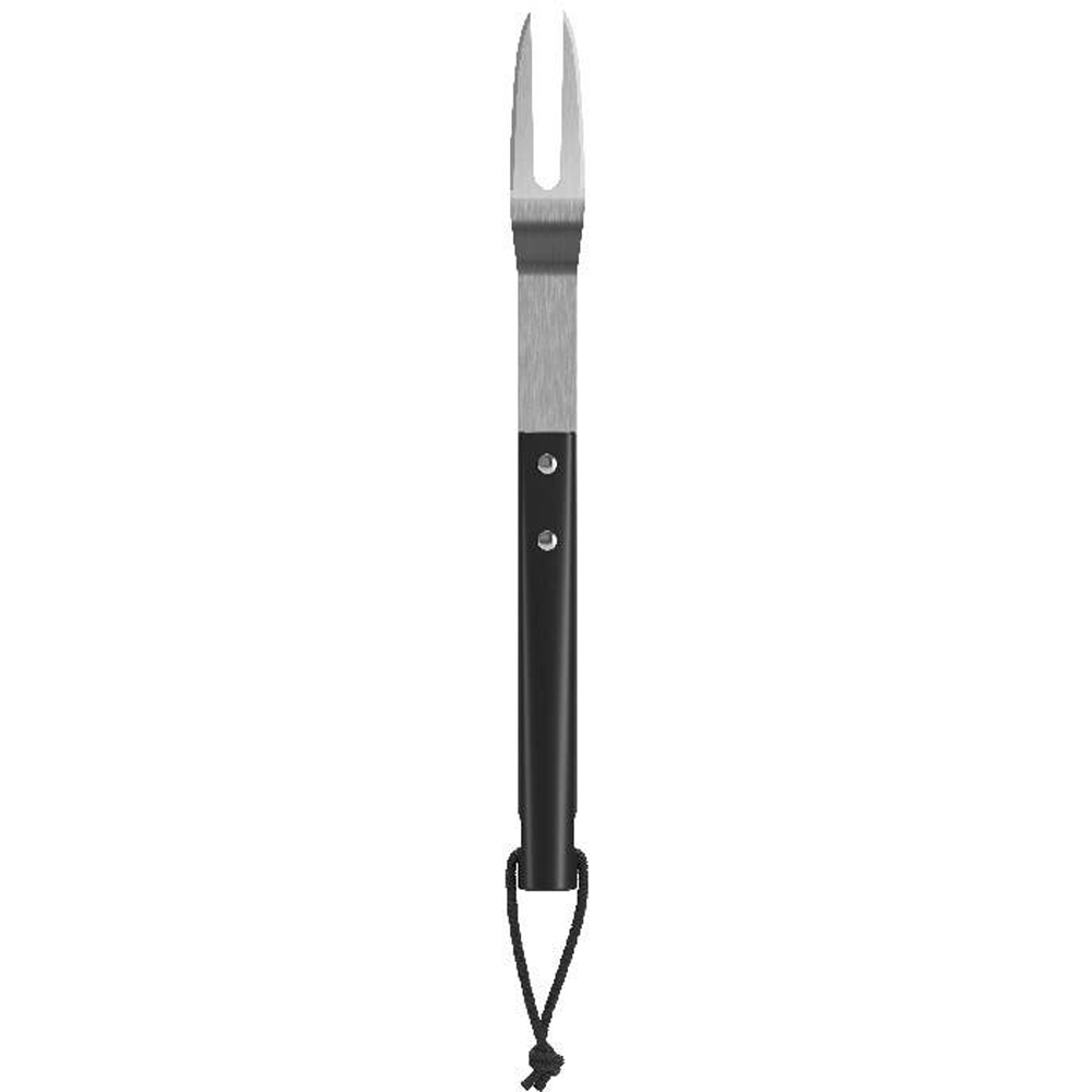 Furculita pentru gratar GOODHOME, otel, 41 cm, negru
