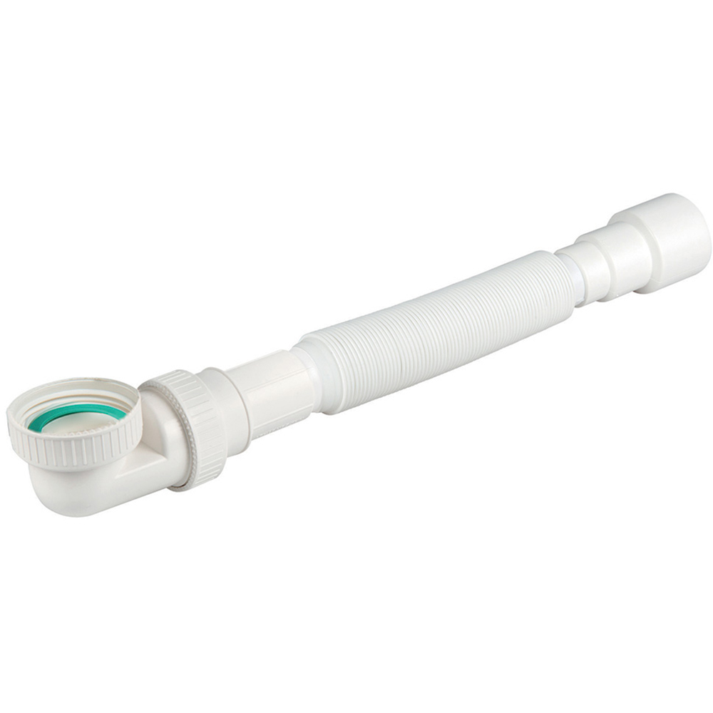 Racord flexibil-extensibil 1x20, cu piulita din plastic, 1 1/2", 90 grade, D 40-50mm