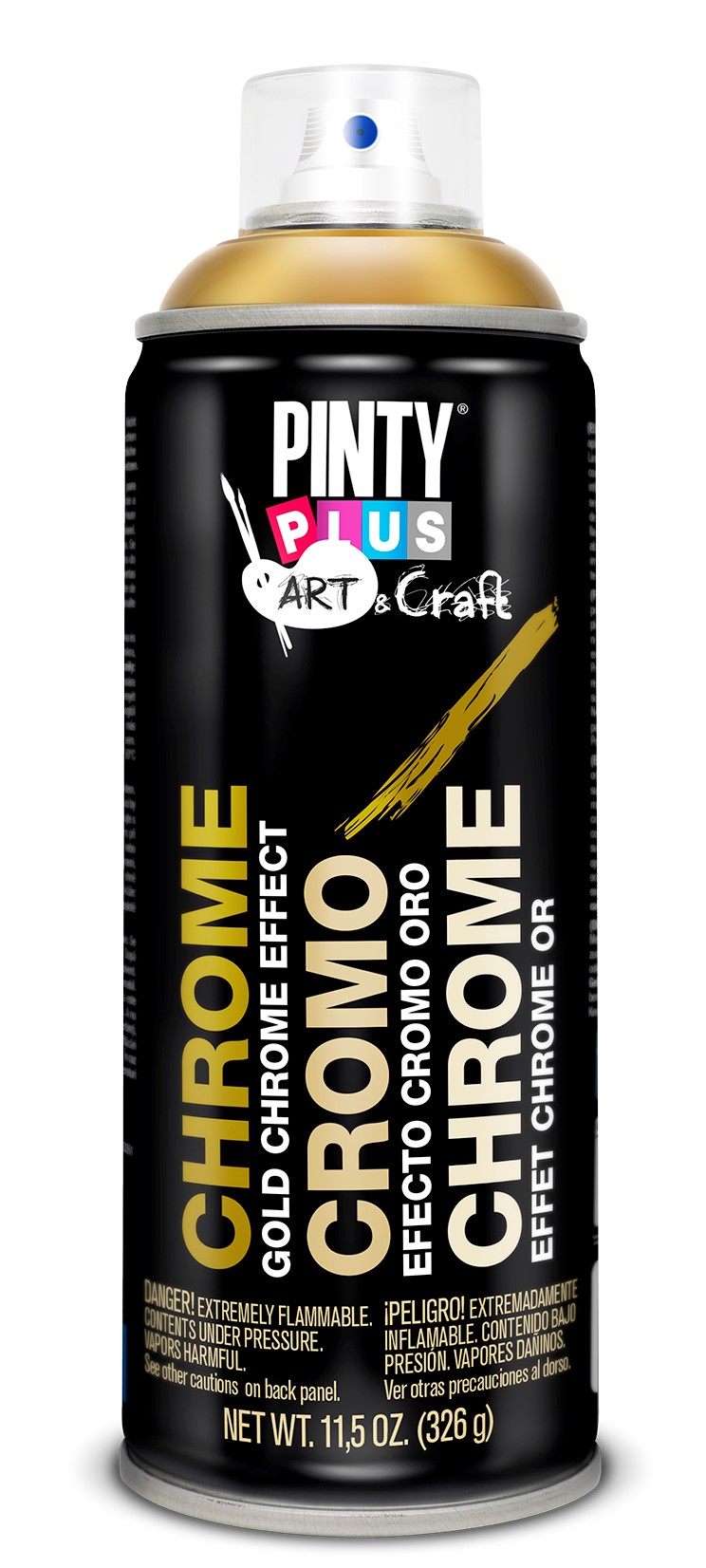 Vopsea spray PINTYPLUS Art&Craft, auriu, 400ml
