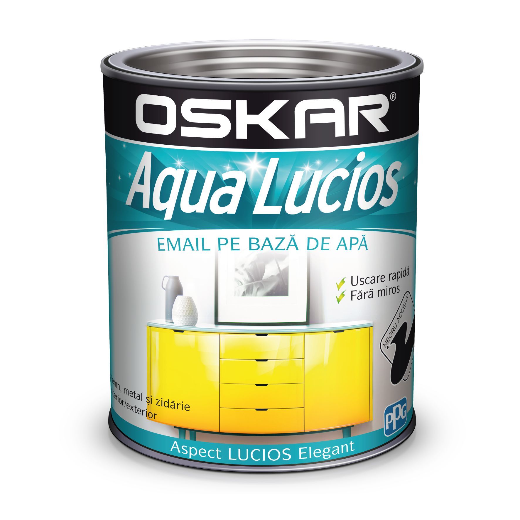 Oskar Aqua Lucios Email Negru A.0.6