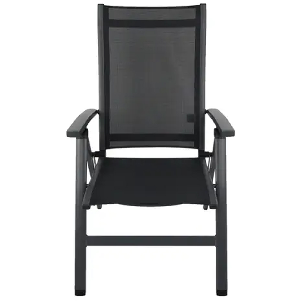 Scaun de gradina GOODHOME Batz 101256077, 72 x 63 x 106.5 cm, negru