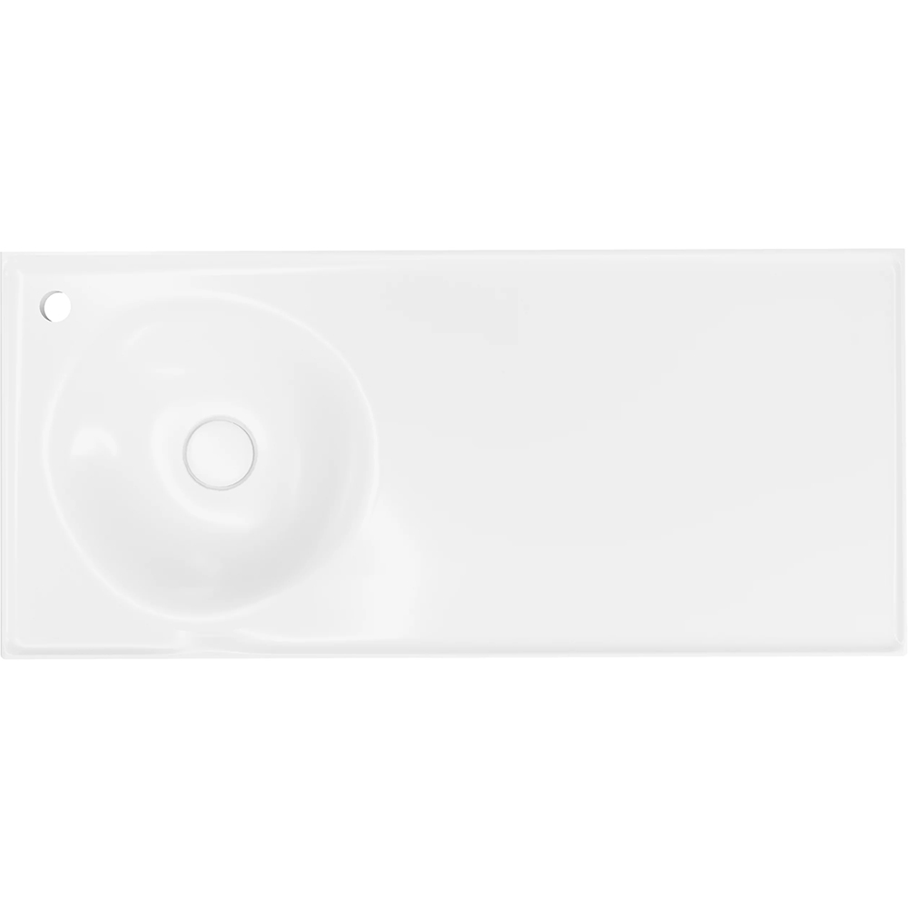 Lavoar baie GOODHOME Kentia, ceramica, 100.6 x 45.2, alb mat