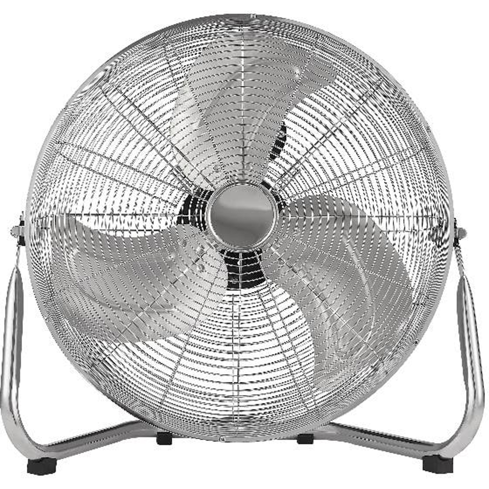 Ventilator de podea, 3 trepte de viteza, D 45 cm, 110W, argintiu