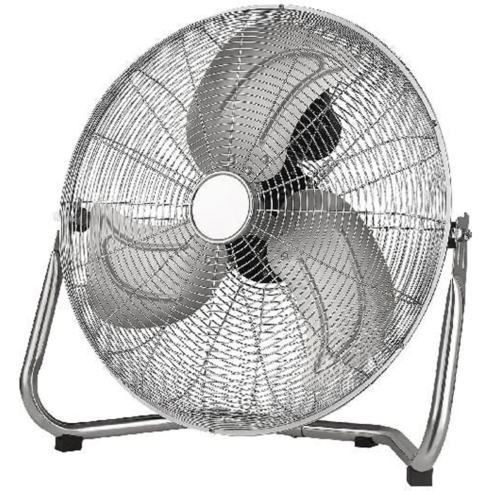 Ventilator de podea, 3 trepte de viteza, D 45 cm, 110W, argintiu