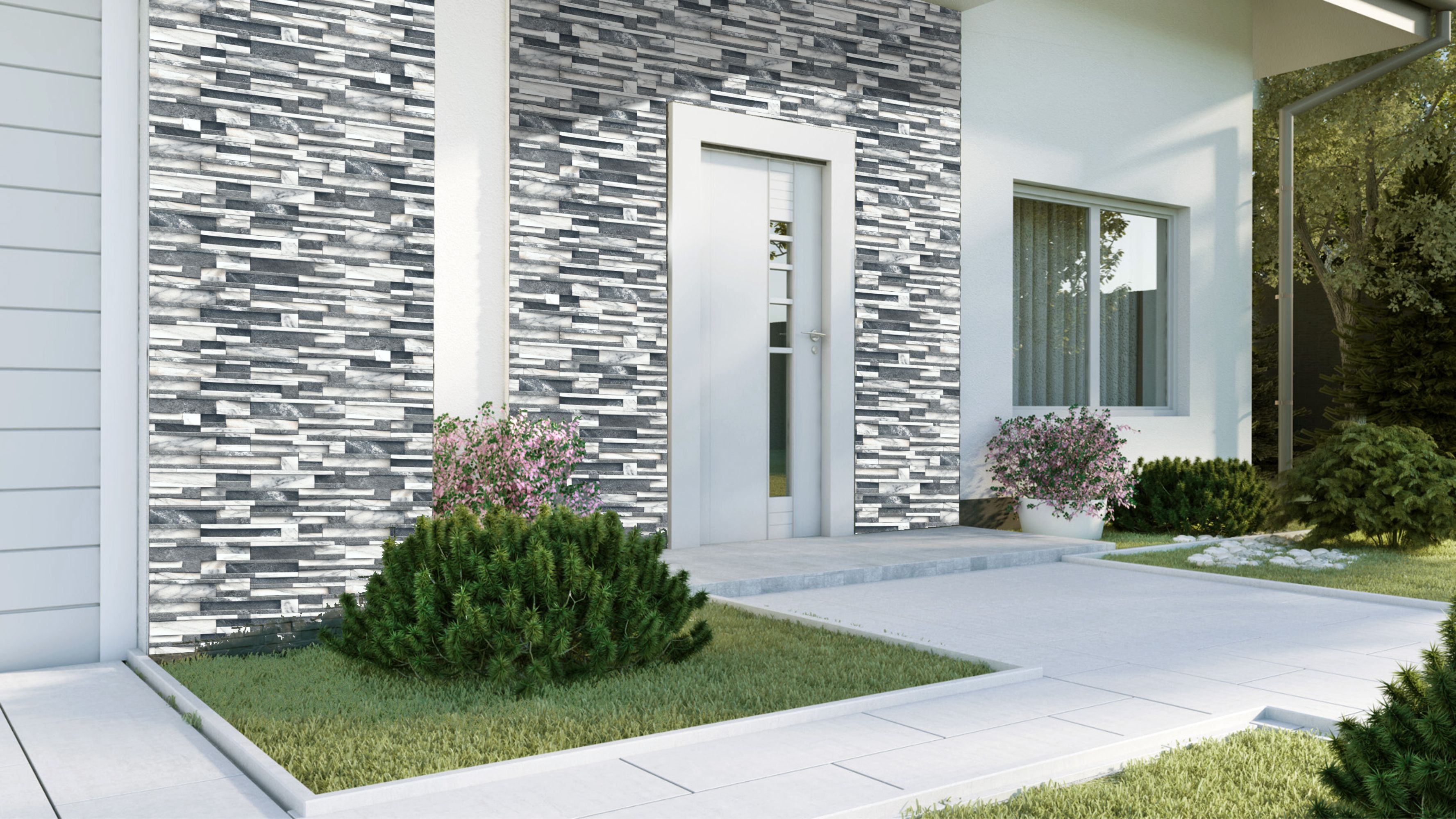 Gresie interior/exterior Timaru, gri, 60 x 30 cm, 10 mm, 1,08 mp/cutie