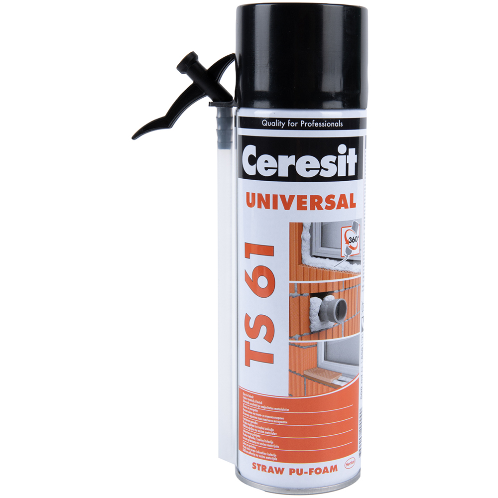 Spuma poliuretanica Ceresit TS61, aplicare manuala, 500 ml