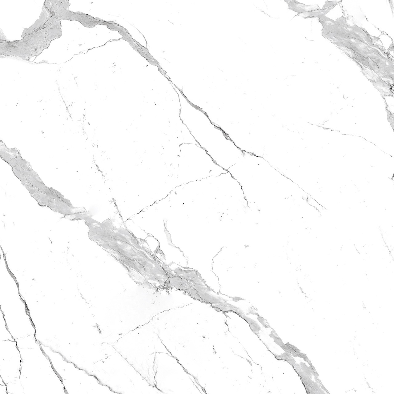 Gresie interior/exterior Statuario, marmura alb lucios, 60 x  60 cm, 8 mm, 1.44 m2/cutie