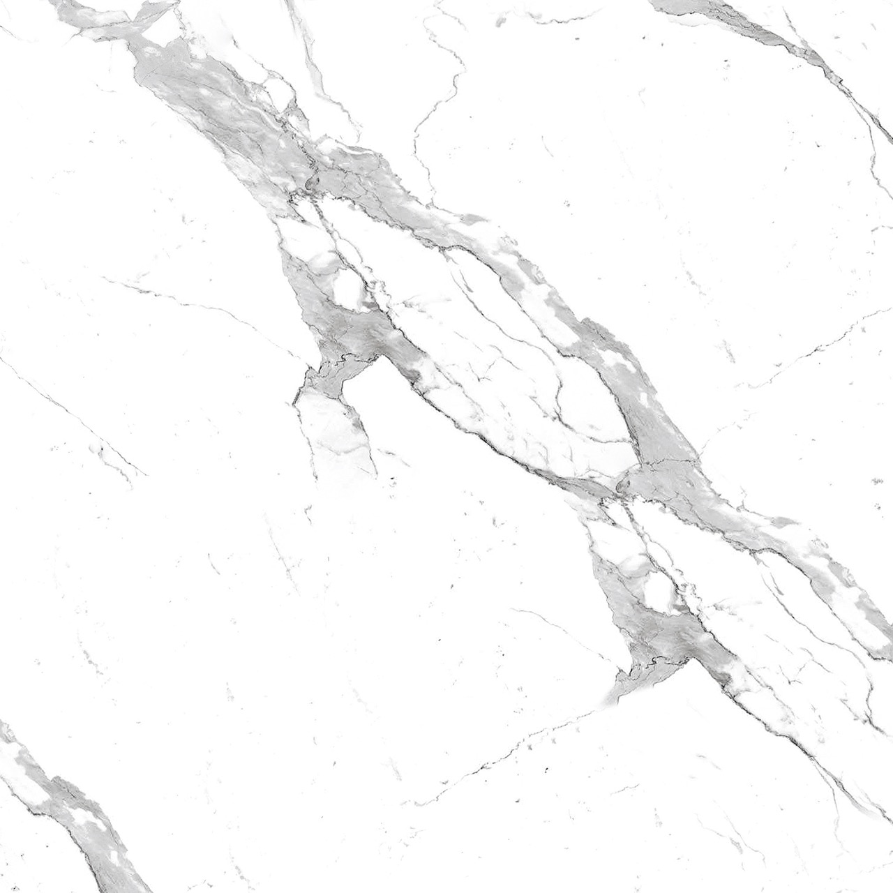 Gresie interior/exterior Statuario, marmura alb mat, 60 x 60 cm, 8 mm, 1.44 m2/cutie