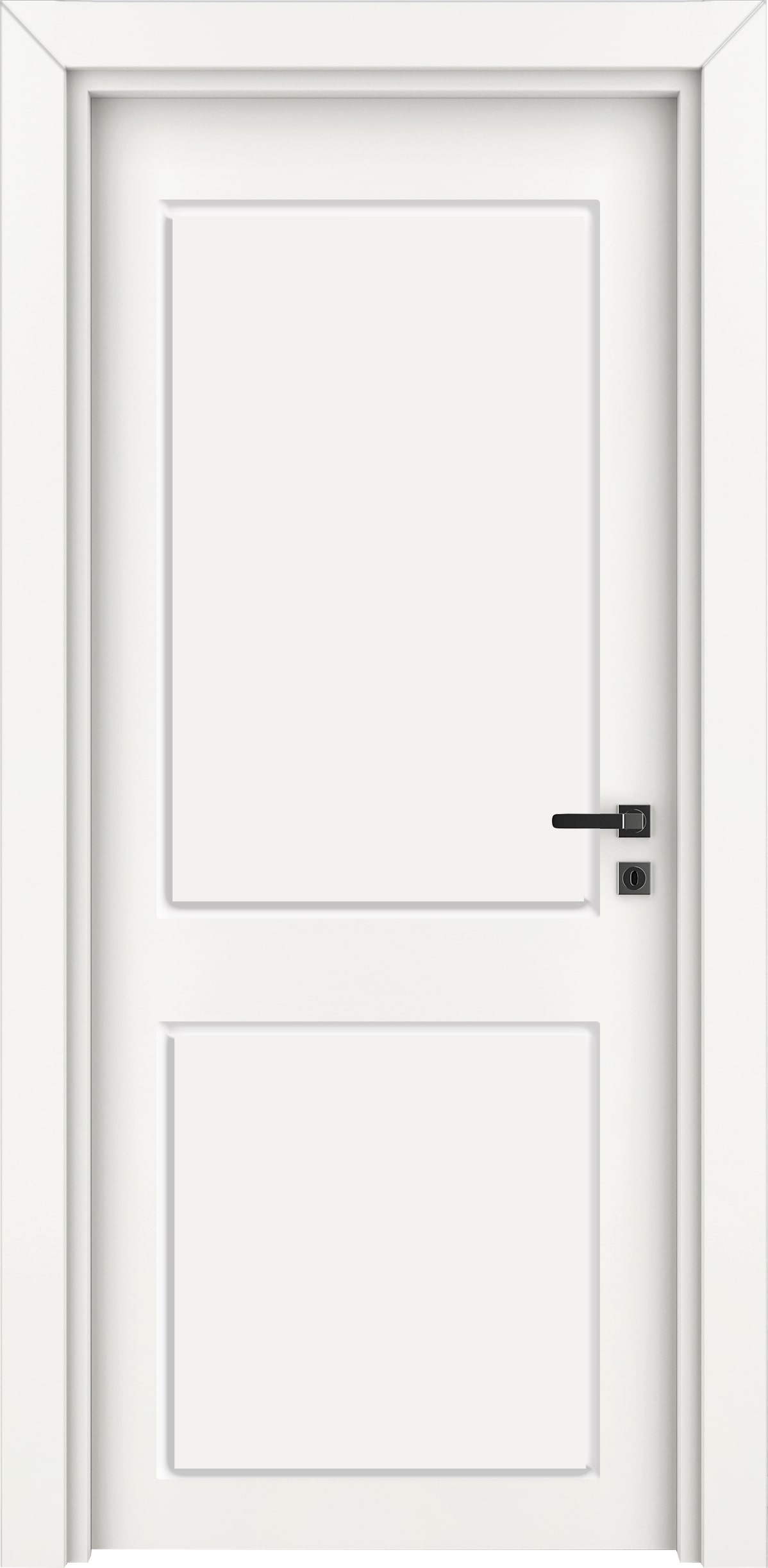 Usa interior VARIO Yildiz, fara geam, stanga, MDF, 76.6 x 202.3 cm, alb