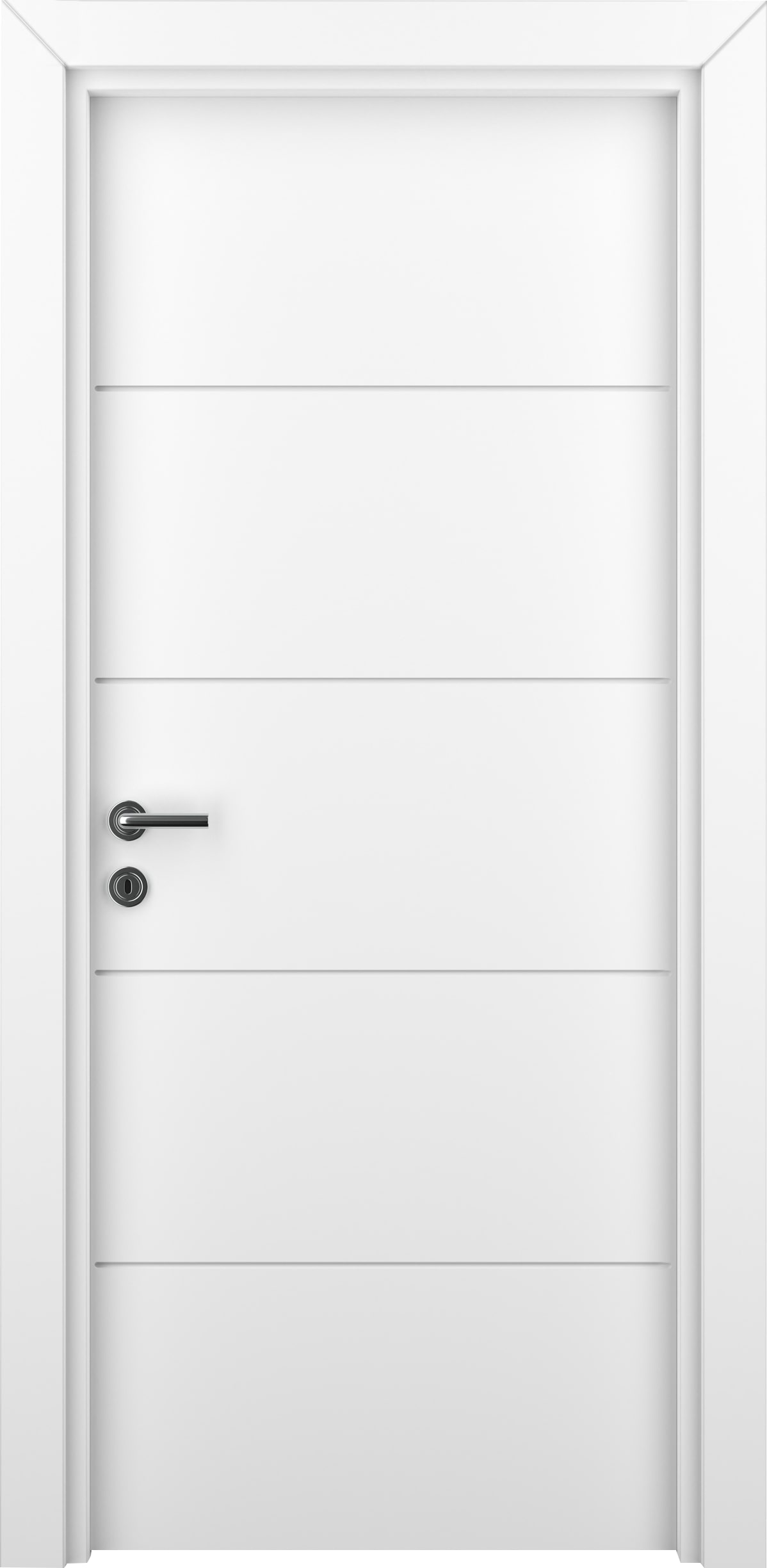Usa interior VARIO Yildiz, fara geam, dreapta, MDF, 86.6 x 202.3 cm, alb