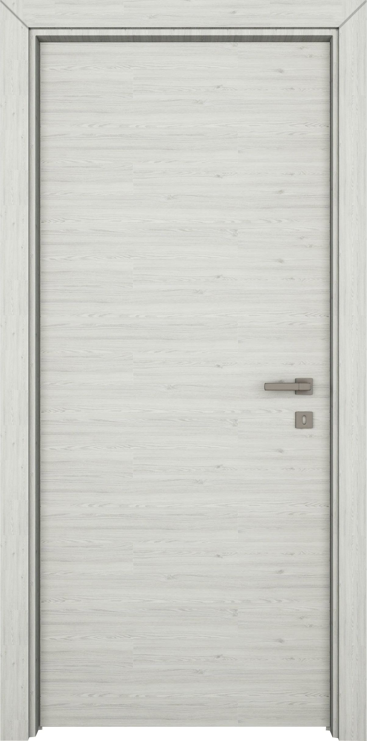 Usa interior VARIO Lara, fara geam, stanga, MDF, 76.6 x 202.3 cm, alb
