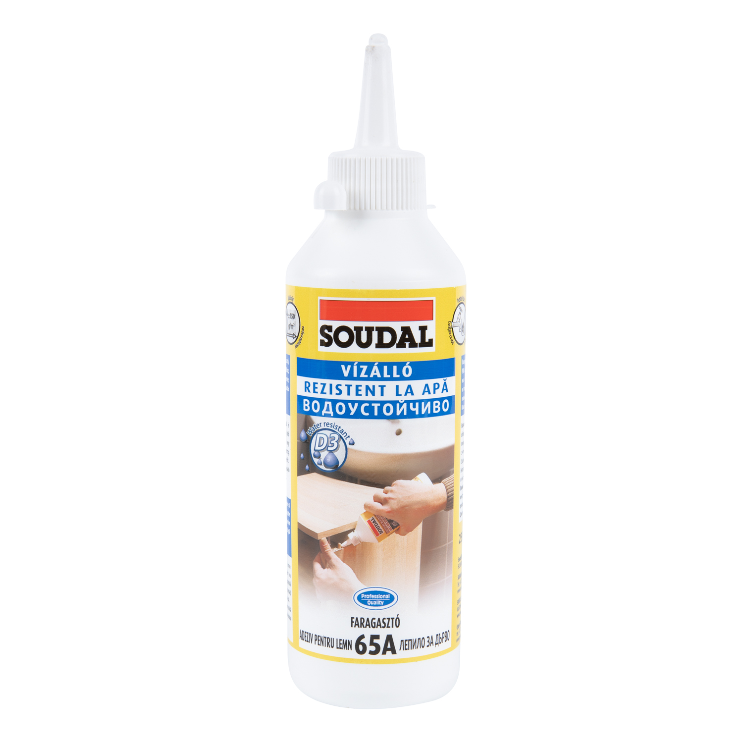 Adeziv lemn SOUDAL, 65A, 250gr