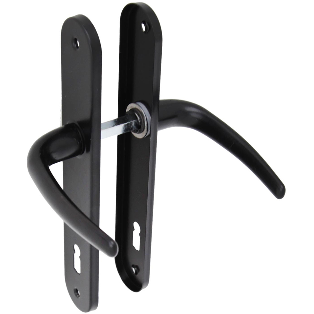 Maner usa cu sild, aluminiu, negru