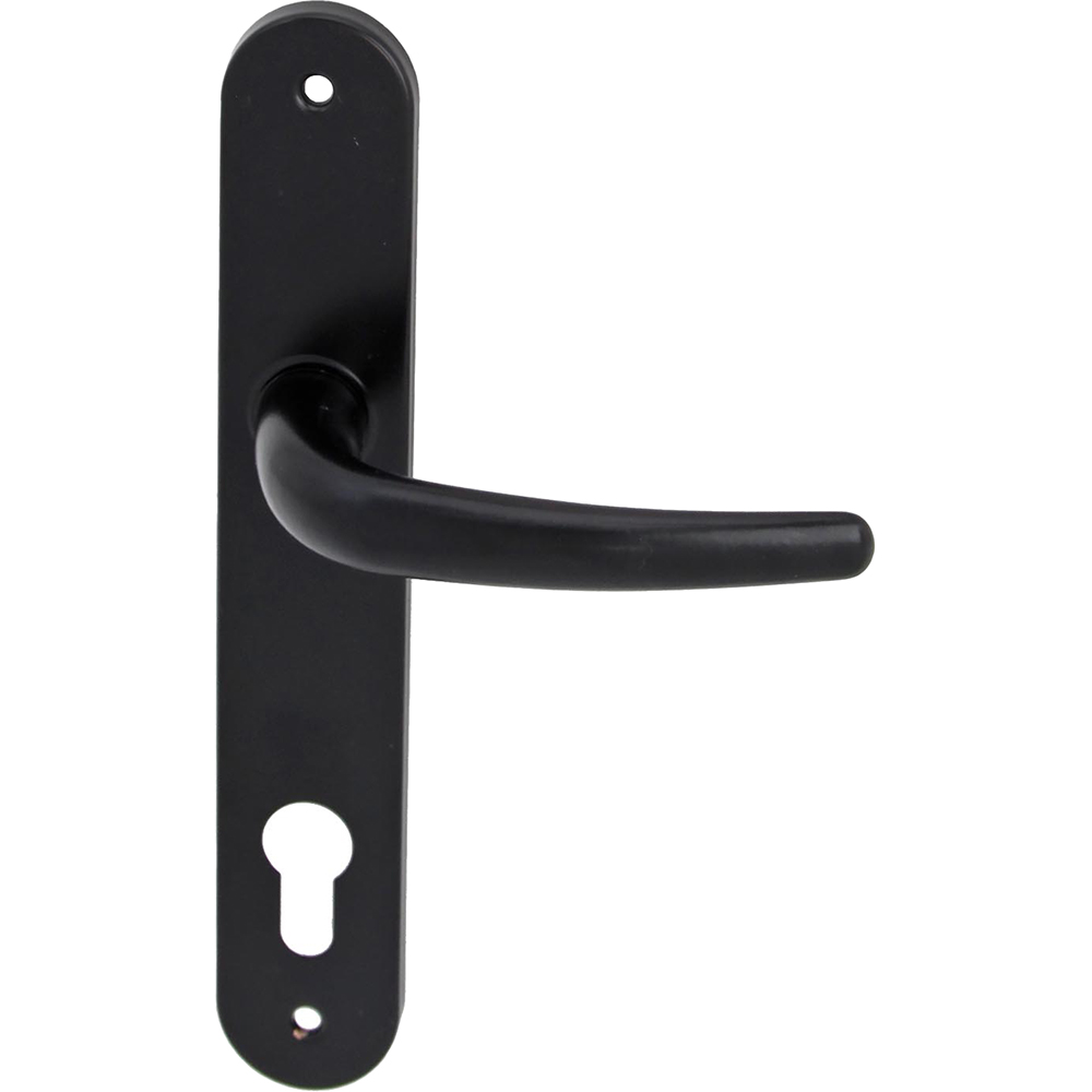 Maner usa cu sild, cilindru, aluminiu, negru