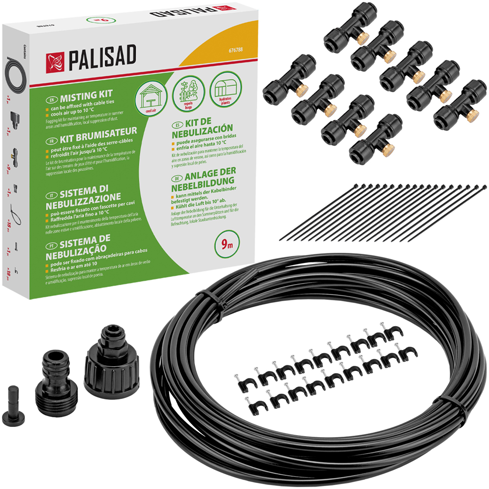 Kit racire pentru terasa PALISAD, 9m, 9 duze