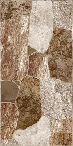 Gresie exterior Yucatan, 30 x 60 cm, grosime 8.5 mm, 1.62 m2, maro piatra