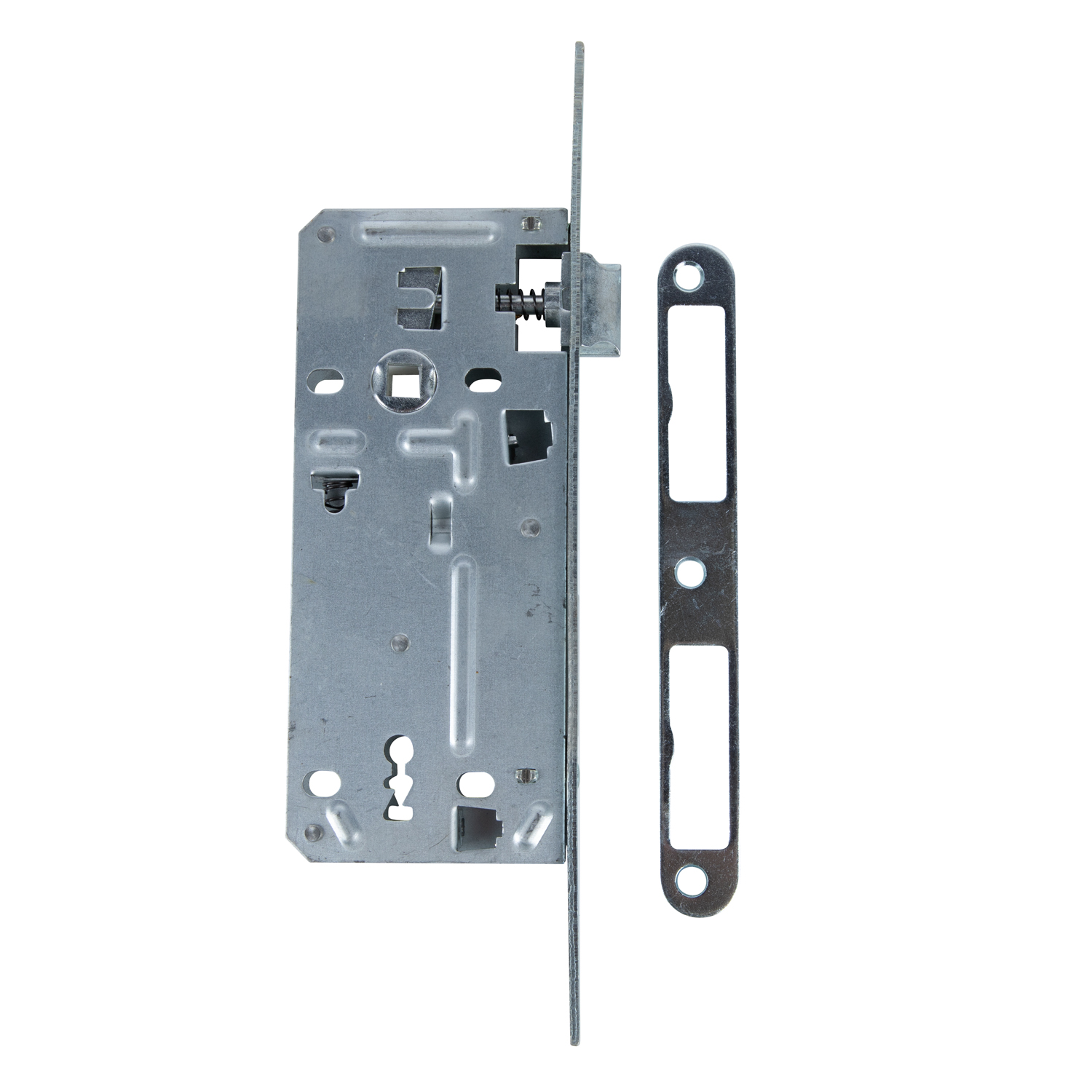 Broasca ingropata YALE AH 6015, usi de interior, otel zincat, zavor in 2 curse, backset 60 mm, interax 85 mm