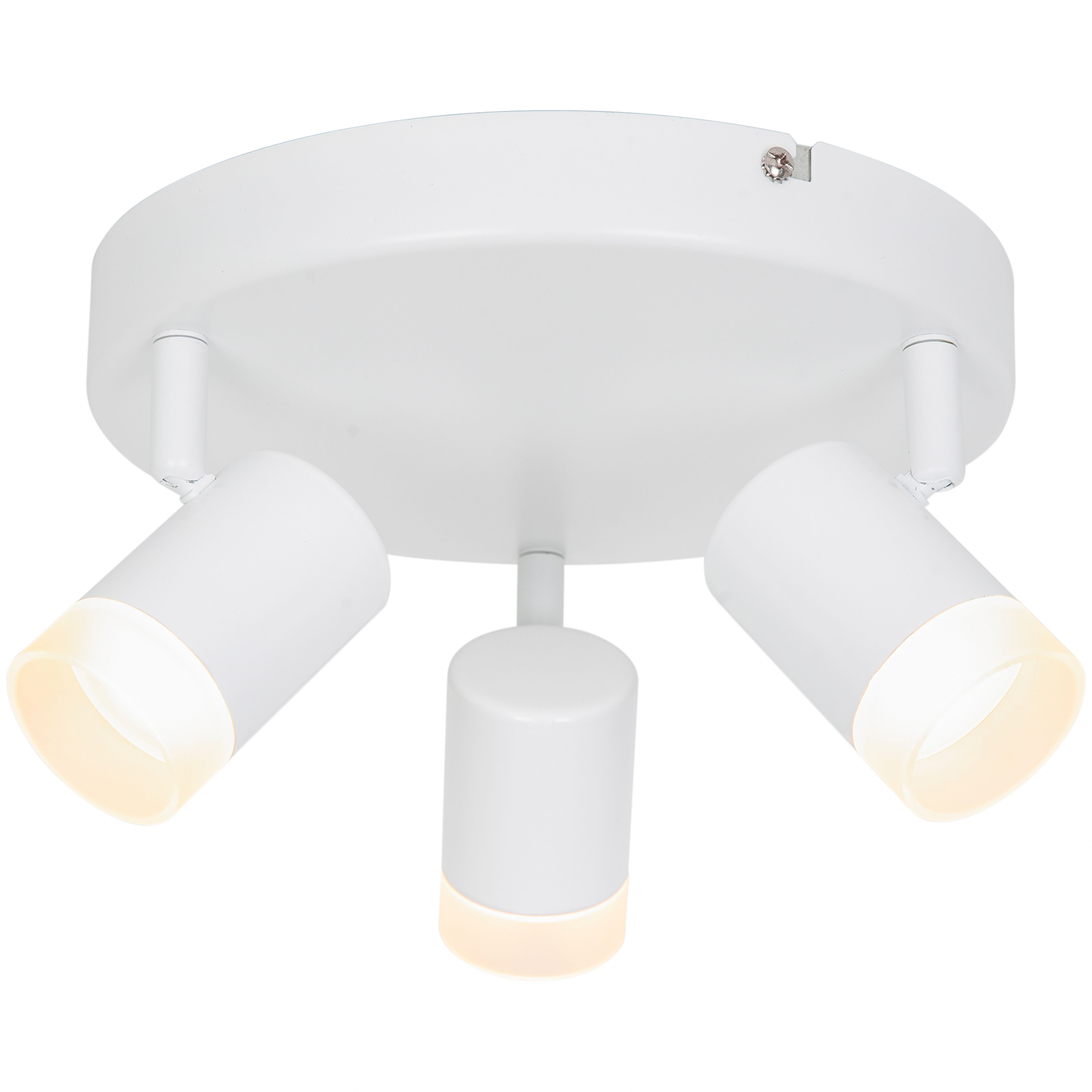Spot LED GOODHOME Maupin, 3 x 3.5W, 350lm, 3000K, alb