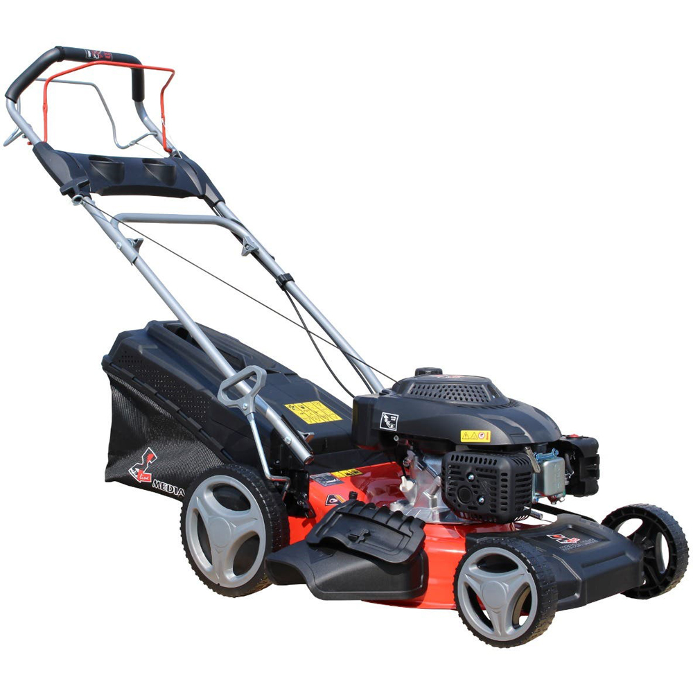 Masina de tuns gazon MEDIA LINE, Benzina, 4.2CP, 173CC, latime taiere 46 cm, cos 55L, negru