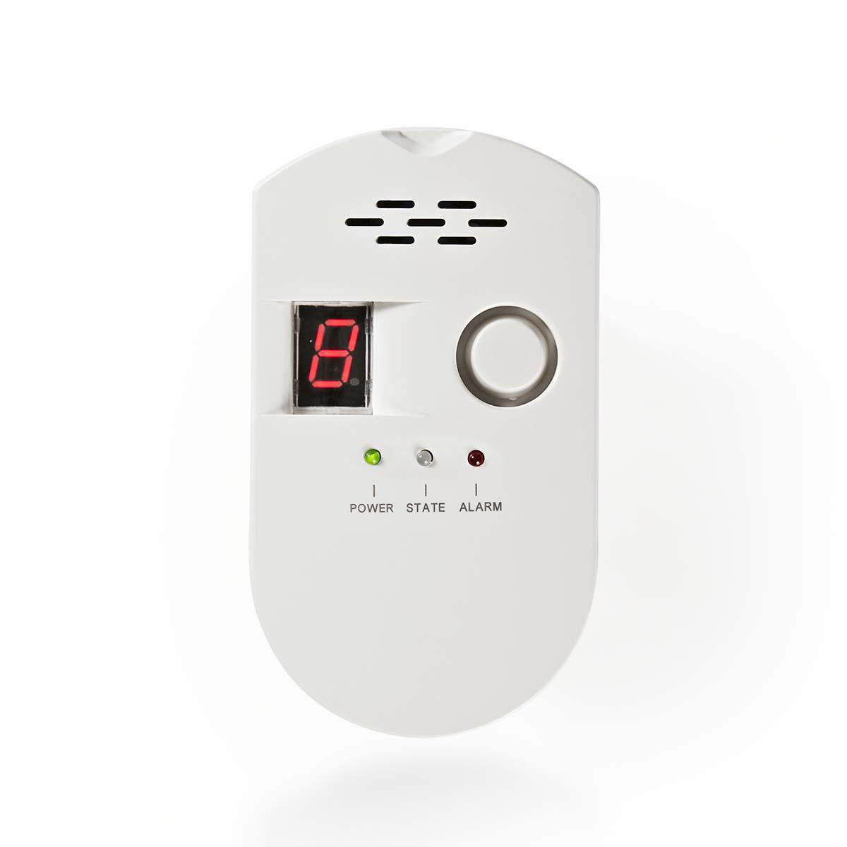 Detector de gaz, alb  Nedis DTCTG10CWT