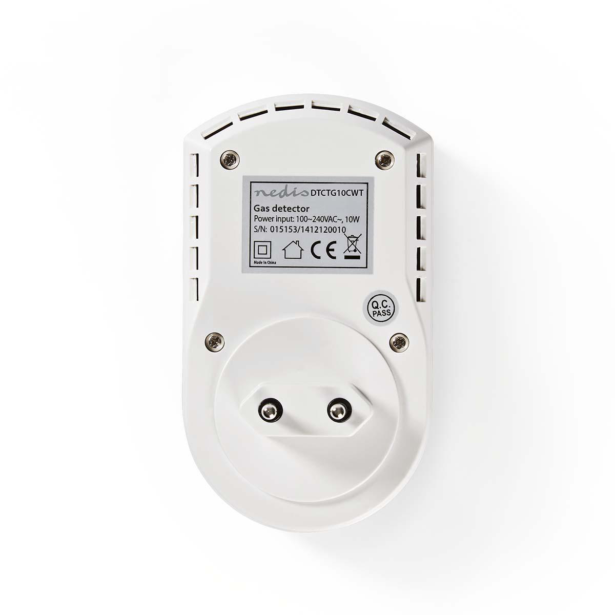 Detector de gaz, alb  Nedis DTCTG10CWT